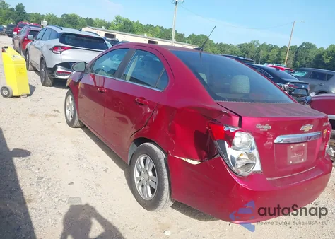 2013 Chevrolet Sonic Lt Auto из США, поврежденный, VIN 1G1JC5SG8D4223395